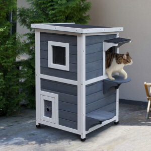 2-Floor Cat Condo House-The Set Pet