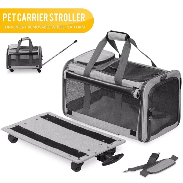 Pet Carrier with Detachable- The Set Pet