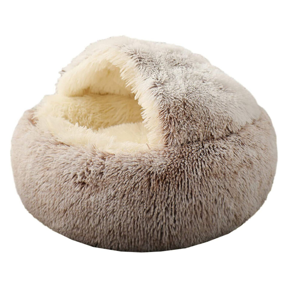 Hooded Cat Bed Donut-The Set Pet